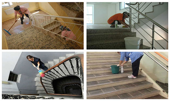Apartman merdiven Temizliği